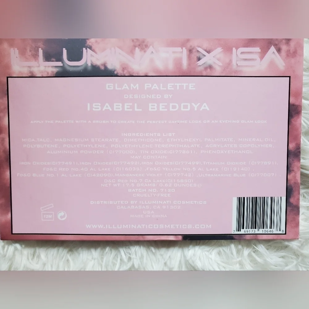 ILLUMINATI  x  ISA Eyeshadow Palette Designed By Isabel Bedoya RARE & NEW RT$50